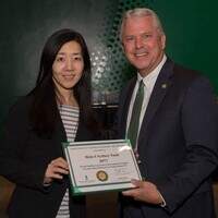 Dr. Sydney Yueh Graduate from NSU's Graduate College