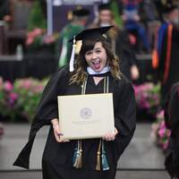 Tricia Diaville Graduate from NSU's Graduate College
